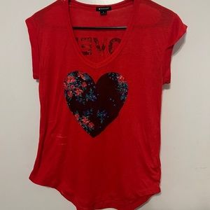 Women's red Small blouse